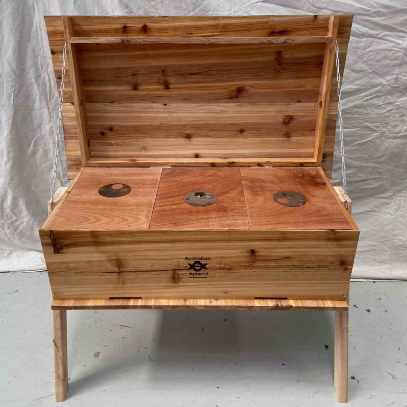 Beehive – Long Langstroth/Hybrid Flow | UNASSEMBLED | Wax Dipped | 17 +7 Frames Wide