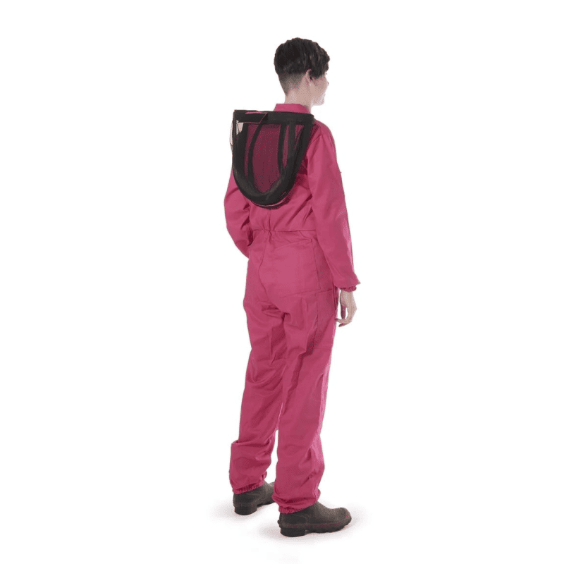 Women's Bee Suit with Folding Hood (Pink)