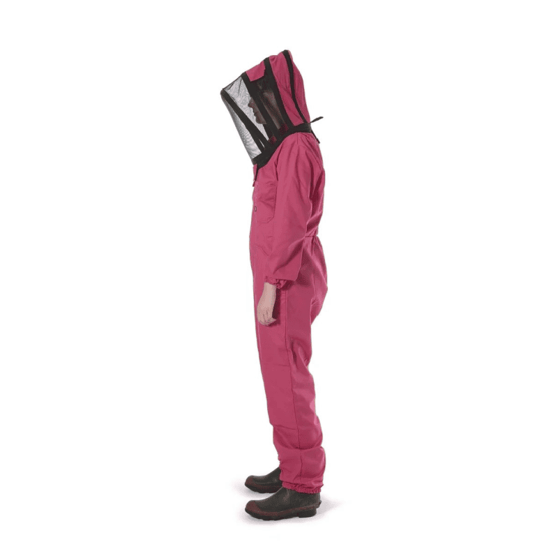 Women's Bee Suit with Folding Hood (Pink)