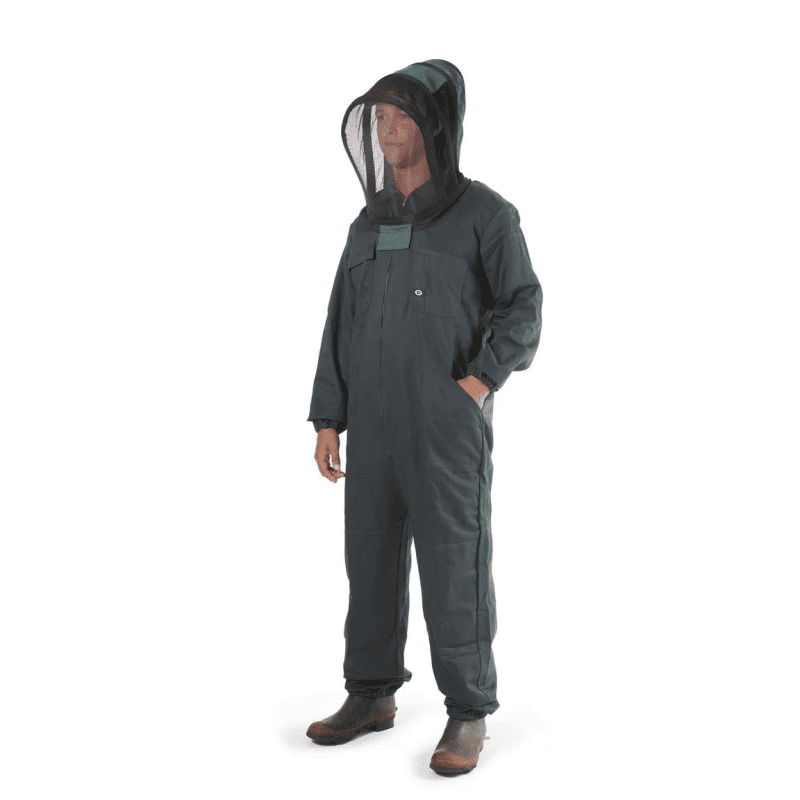 Men's Bee Suit with Folding Hood (Green)