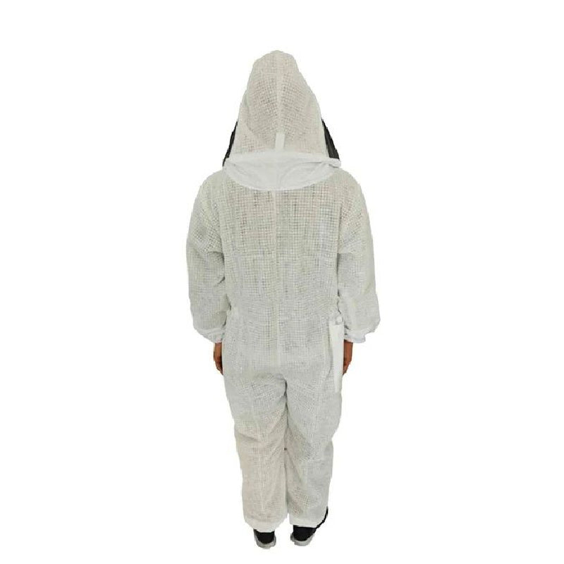 Beekeeping Ventilated Suit and Zipped Accordion Beekeeping Hood