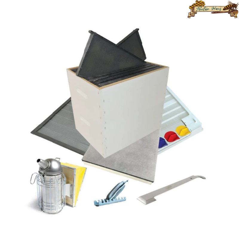 Bee Hive - Fully Assembled Complete Starter Hive Kit - Just add bees! 10F