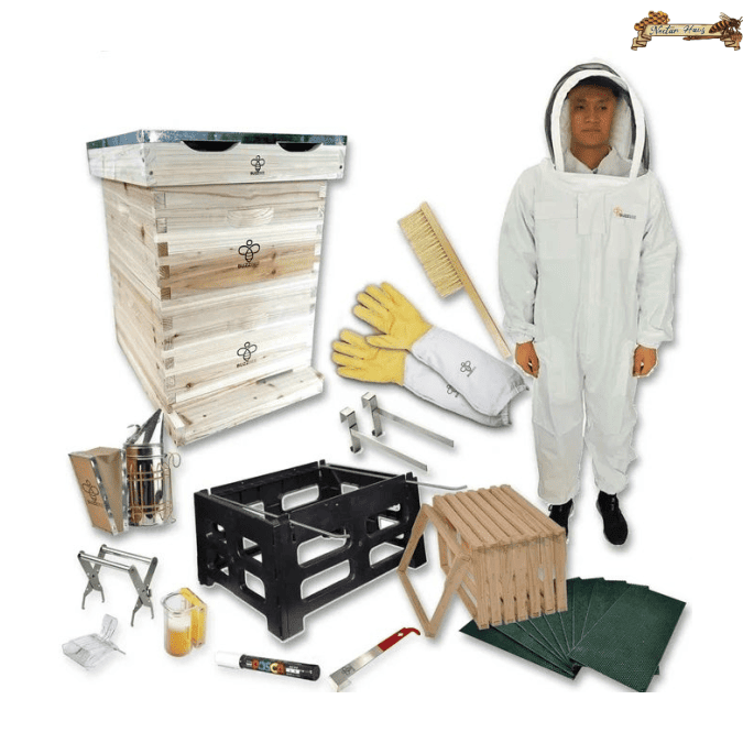 Basic PLUS 8 Frame Langstroth Beekeeping Starter Package